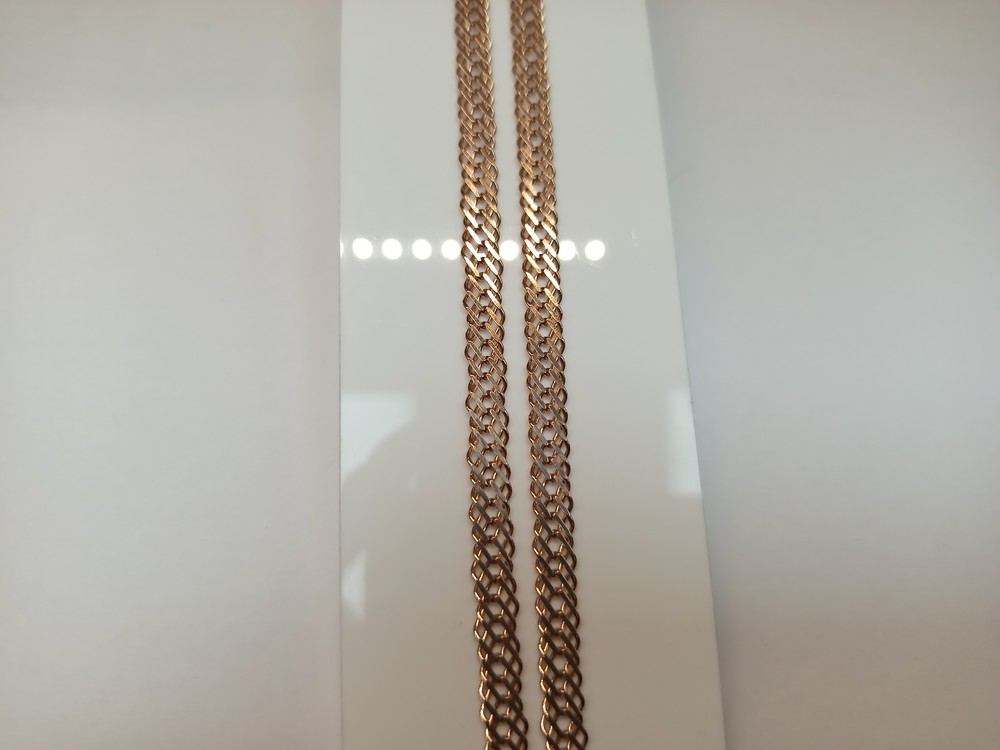 ЦЕПЬ ПОЛНОВЕСНАЯ Ромб тройной (Au 585)