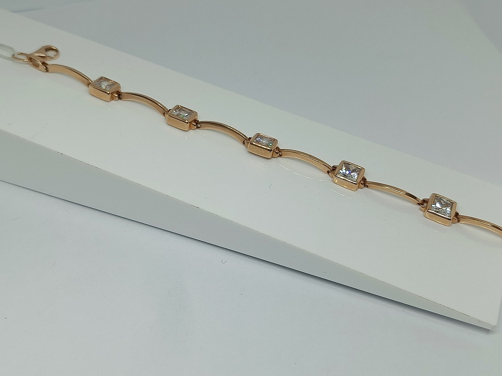 БРАСЛЕТ С КАМНЯМИ (Au 585)