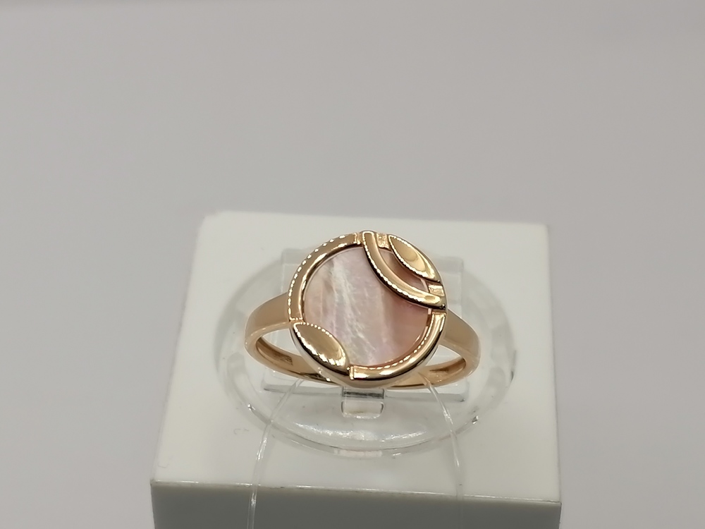 КОЛЬЦО ПЕРЛАМУТР (Au 585)