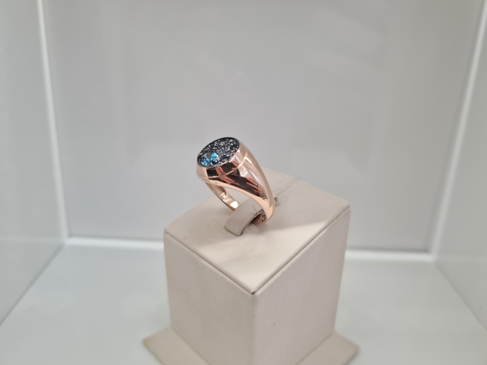 КОЛЬЦО ЛОНДОН-ТОПАЗ (Au 585)