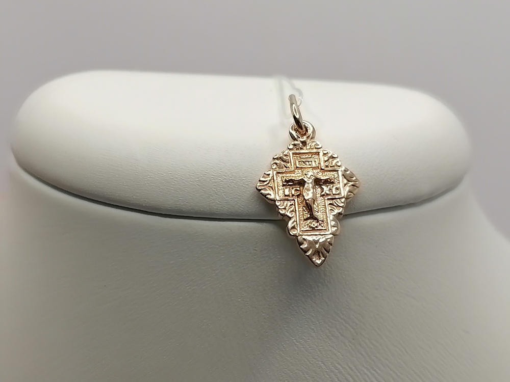 ПОДВЕСКА КРЕСТ без камня (Au 585)