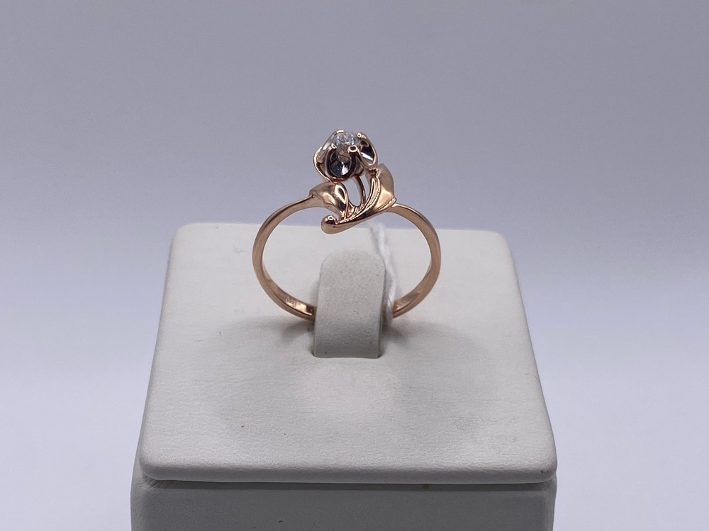 КОЛКМ585 КОЛЬЦО С КАМНЕМ (Au 585)