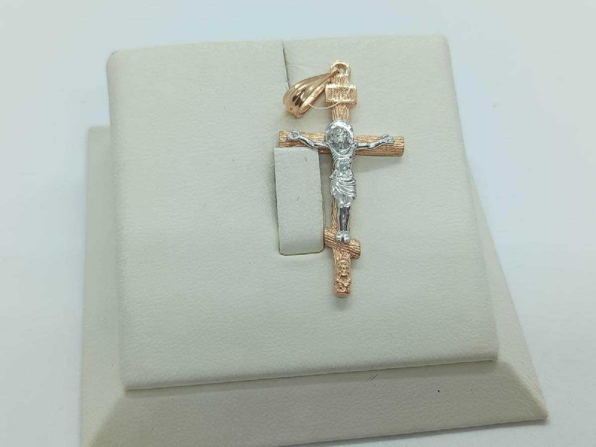 ПОДВЕСКА КРЕСТ (Au 585)