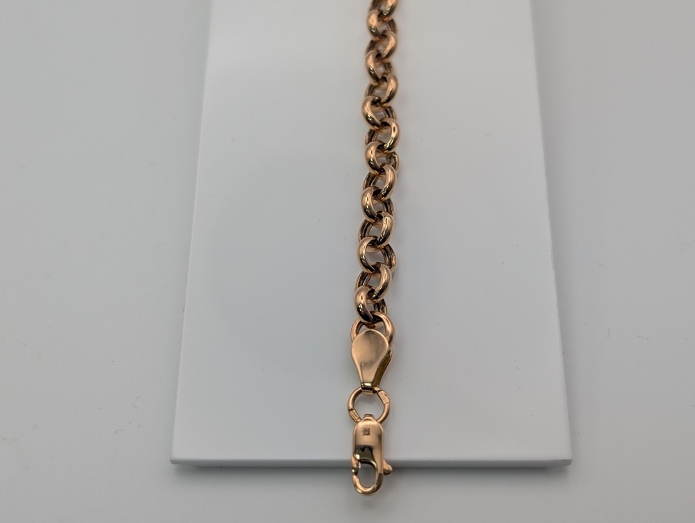 БРАСЛЕТ ПУСТОТЕЛЫЙ Шопард(бельцер) (Au 585)