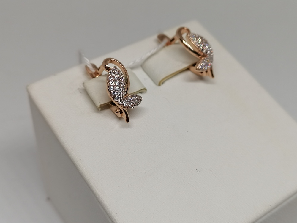 СЕРЬГИ С КАМНЯМИ (Au 585)