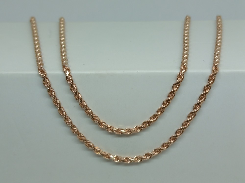 ЦЛВР585 ЦЕПЬ ПОЛНОВЕСНАЯ Веревка (Au 585)