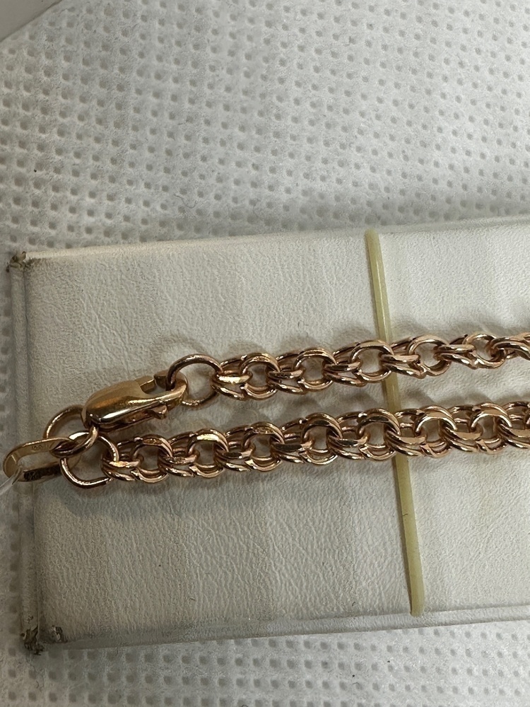 ЦЕПЬ ПУСТОТЕЛАЯ Бисмарк (Au 585)