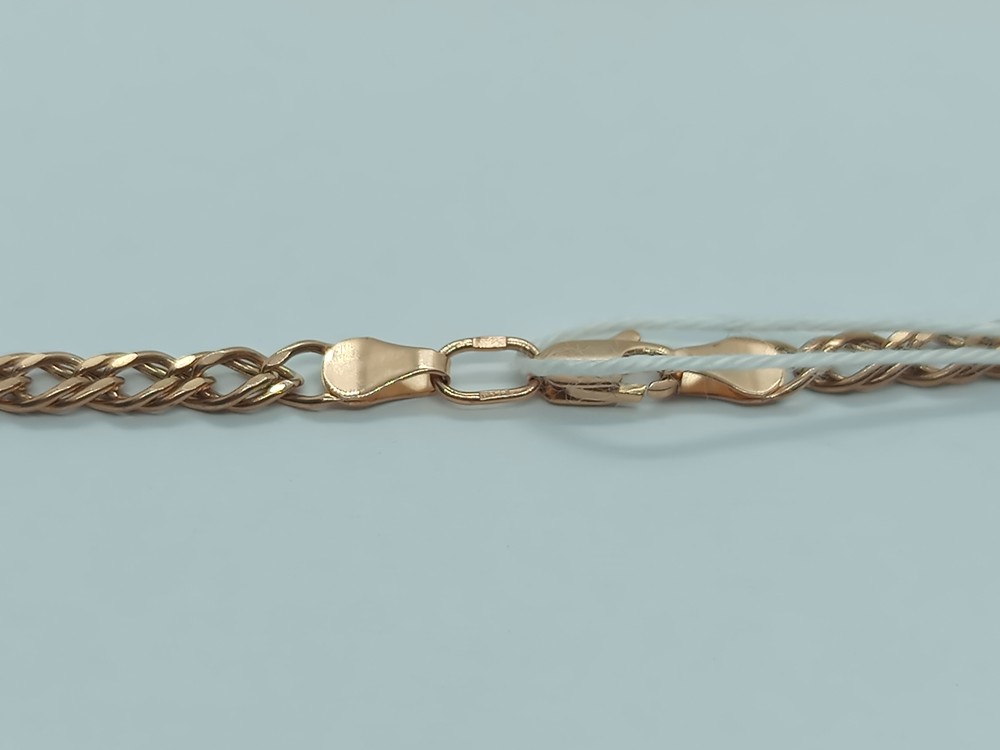 ЦЕПЬ ПУСТОТЕЛАЯ Ромб двойной (Au 585)