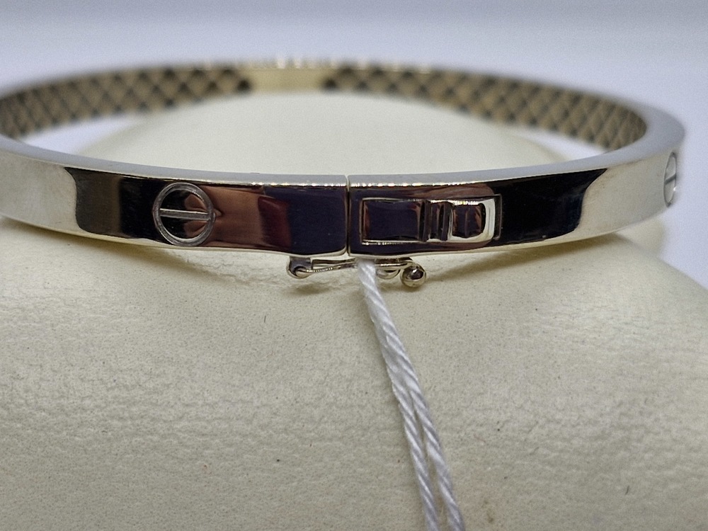 БЖГ585 БРАСЛЕТ ЖЕСТКИЙ ГЛАДКИЙ (Au 585)