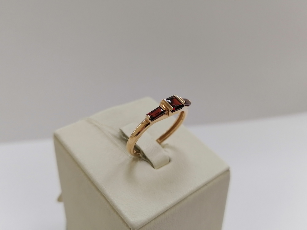 023191-1350 КОЛЬЦО ГРАНАТ (Au 585)