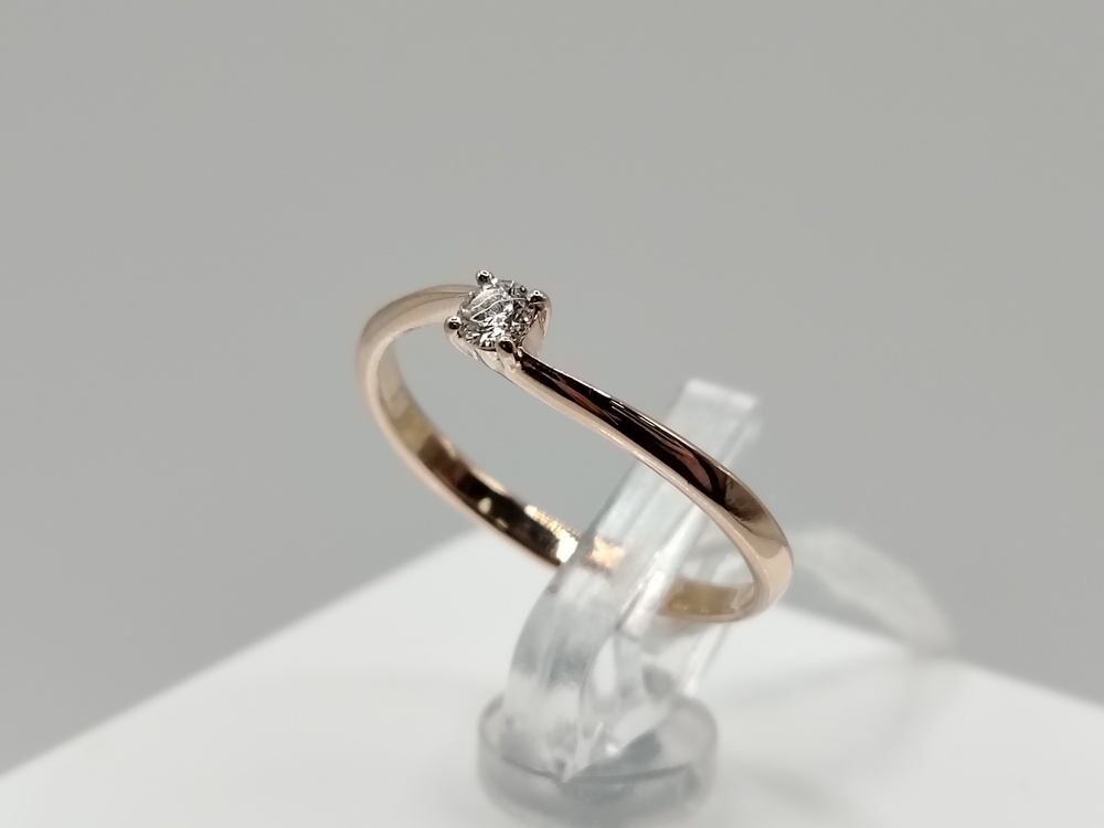 КОЛЬЦО БРИЛЛИАНТ Au 585