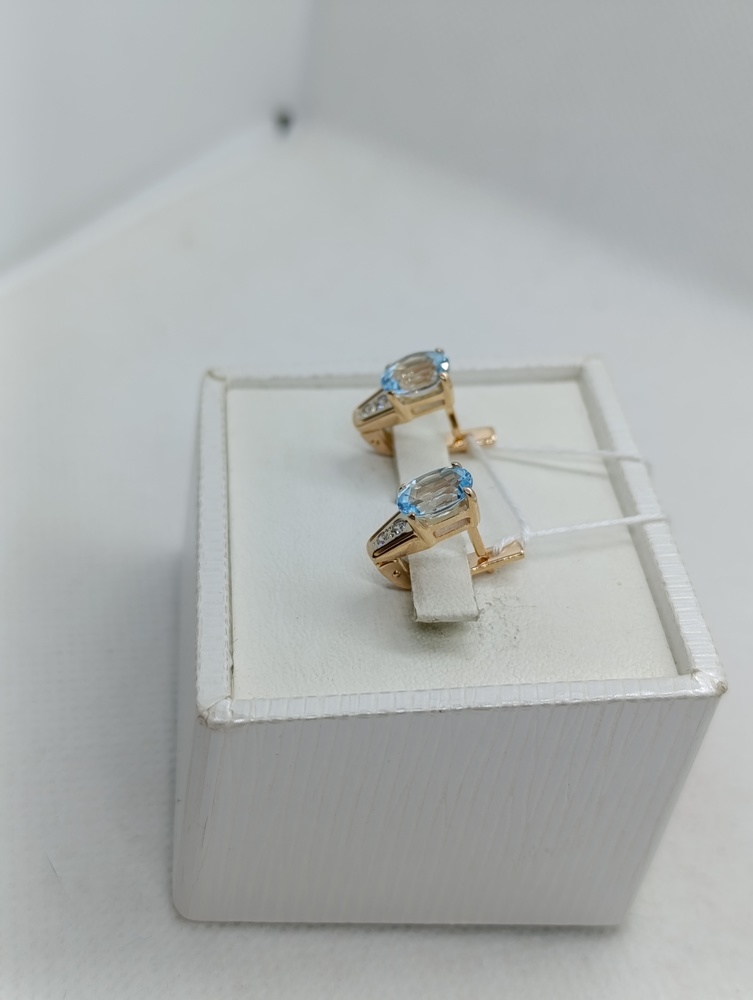 СЕРЬГИ С КАМНЯМИ (Au 585)