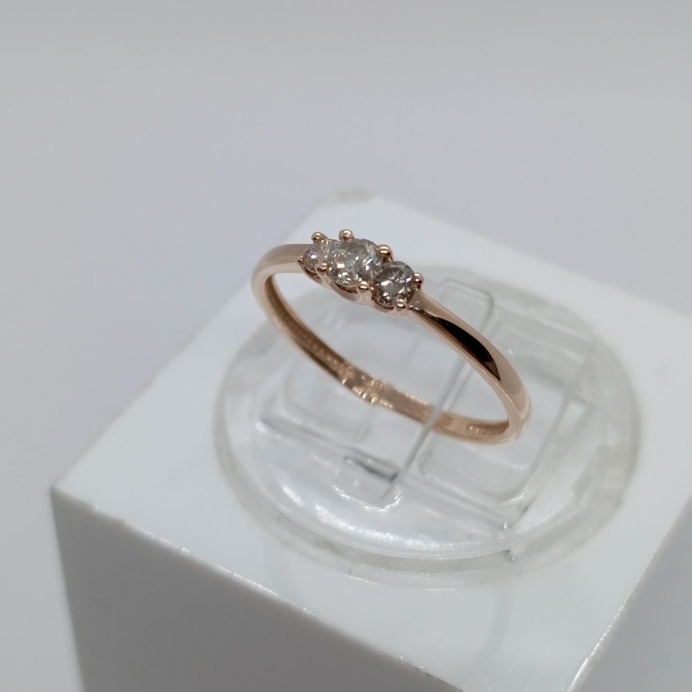 КОЛЬЦО БРИЛЛИАНТ Au 585