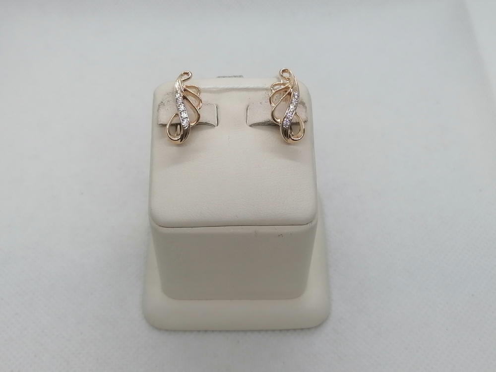 СЕРЬГИ С КАМНЯМИ (Au 585)