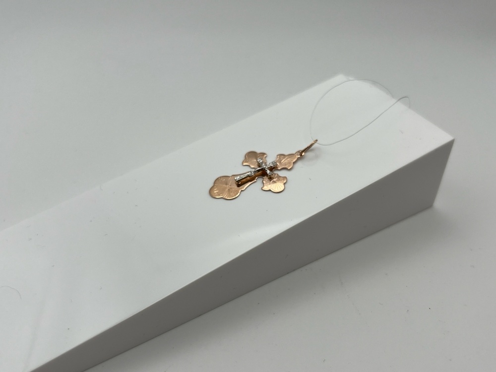 ПОДВЕСКА КРЕСТ (Au 585)