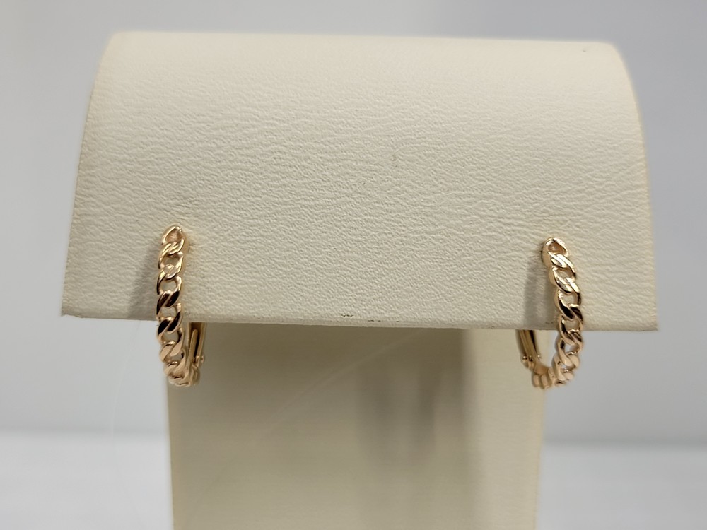 СЕРЬГИ БЕЗ КАМНЯ (Au 585)