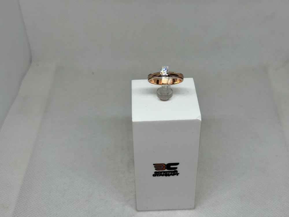 КОЛКМ585 КОЛЬЦО С КАМНЕМ (Au 585)