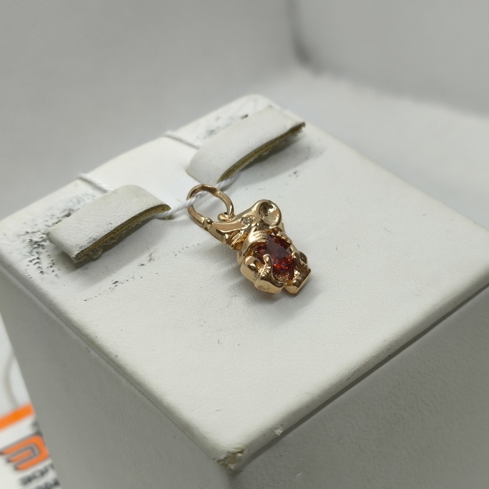 ПОДКМИ585 ПОДВЕСКА С КАМНЯМИ (Au 585)