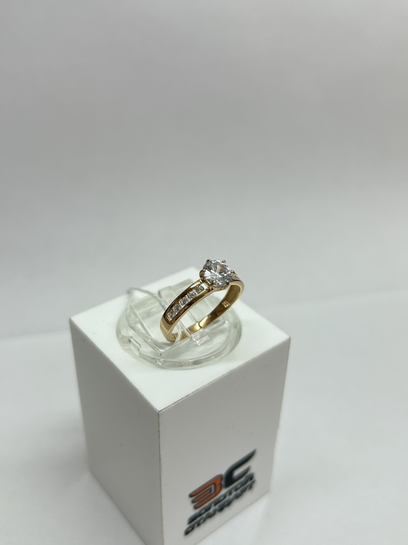КОЛКМИ585 КОЛЬЦО С КАМНЯМИ (Au 585)