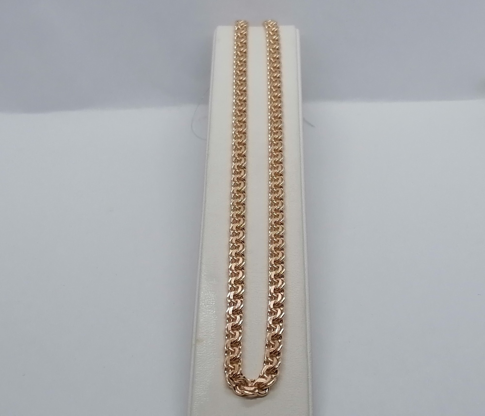 ЦЕПЬ ПУСТОТЕЛАЯ Бисмарк (Au 585)