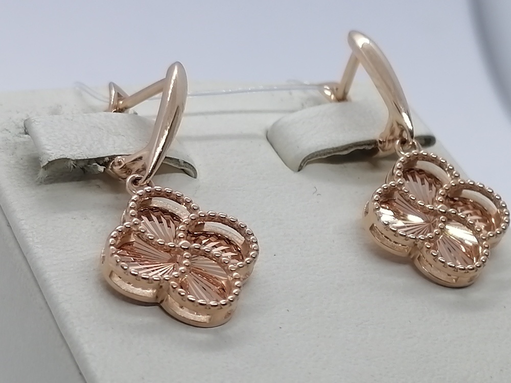 СЕРЬГИ БЕЗ КАМНЯ (Au 585)