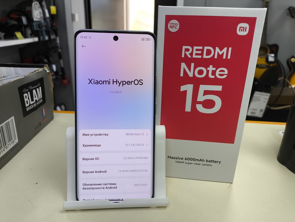 Смартфон Xiaomi Redmi Note 15 6/128