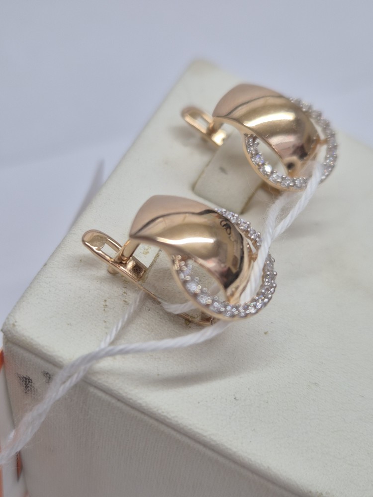 СЕРЬГИ С КАМНЯМИ (Au 585)