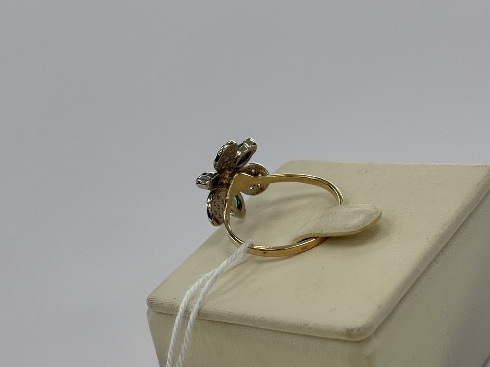 КОЛКМИ585 КОЛЬЦО С КАМНЯМИ (Au 585)