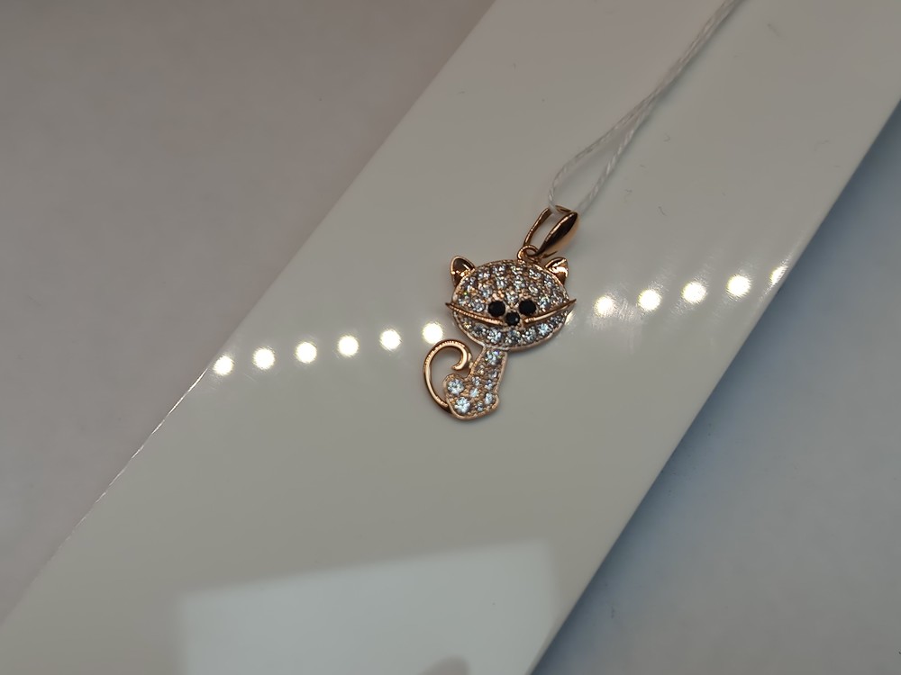 ПОДКМИ585 ПОДВЕСКА С КАМНЯМИ (Au 585)