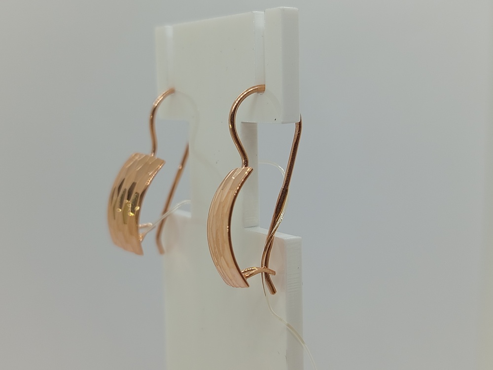 СЕРЬГИ БЕЗ КАМНЯ (Au 585)