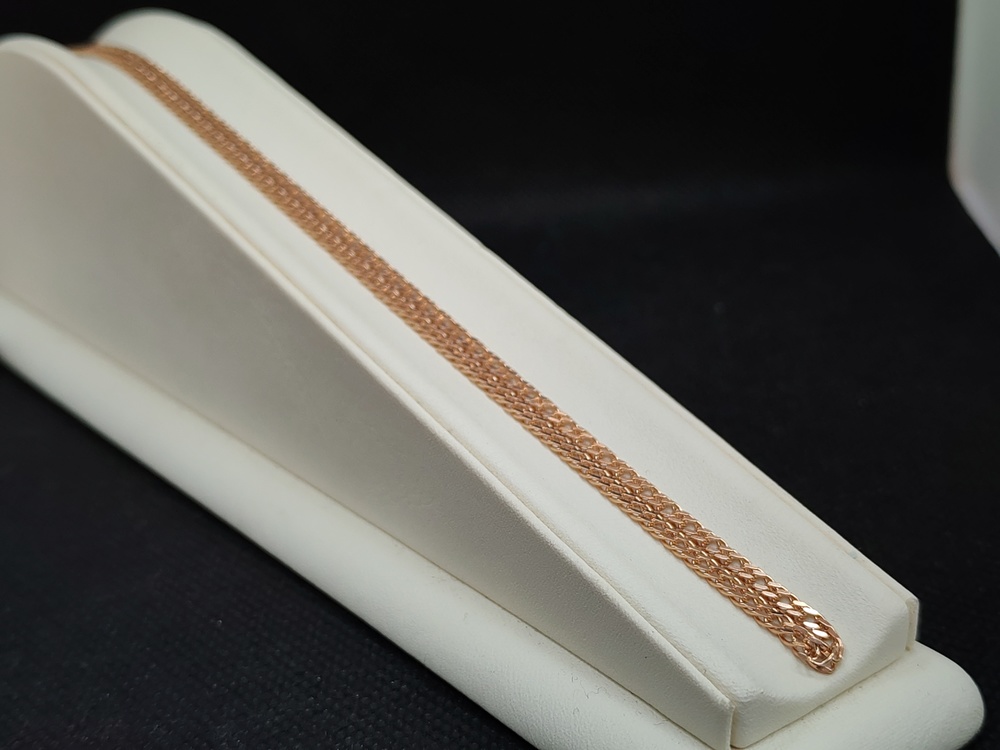 ЦЛР2585 ЦЕПЬ ПОЛНОВЕСНАЯ Ромб двойной (Au 585)