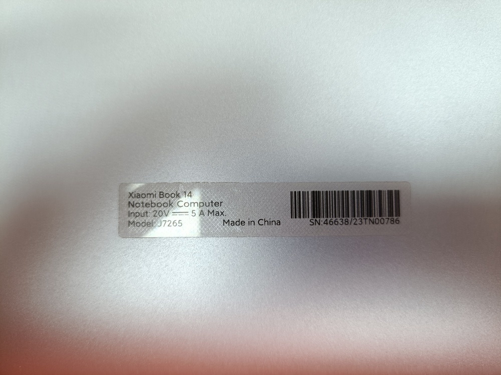 Ноутбук Xiaomi; I5-12500H, Intel iris XE Graphics, 16 Гб, 512 GB, Нет