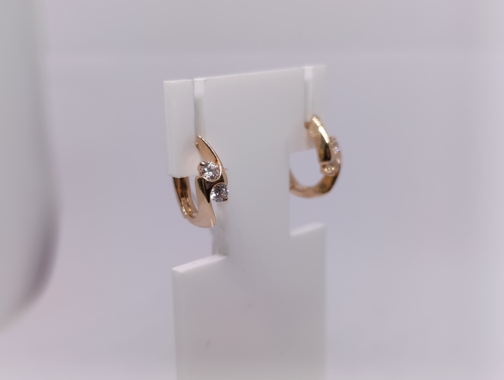 СЕРЬГИ С КАМНЯМИ (Au 585)