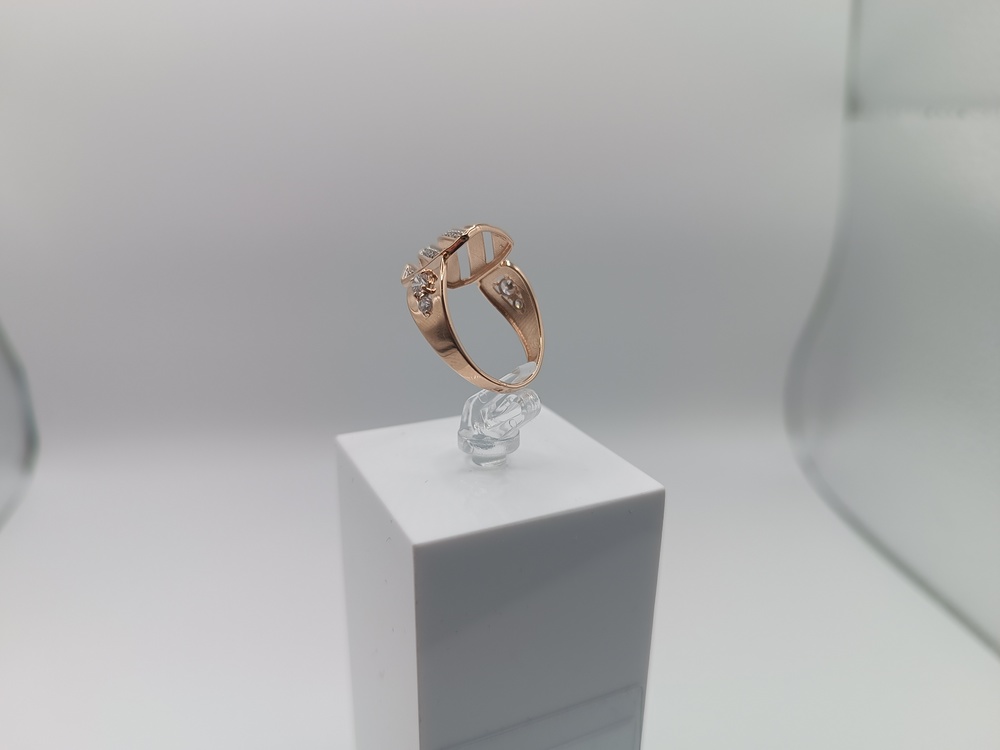 КОЛКМИ585 КОЛЬЦО С КАМНЯМИ (Au 585)