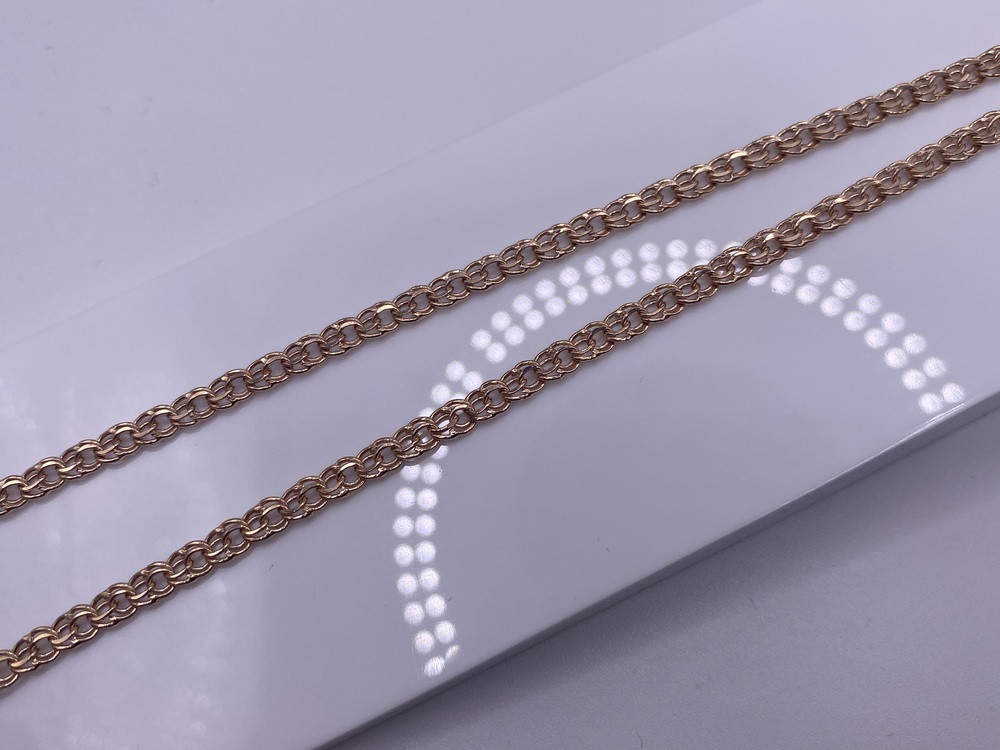 ЦПБС585 ЦЕПЬ ПУСТОТЕЛАЯ Бисмарк (Au 585)