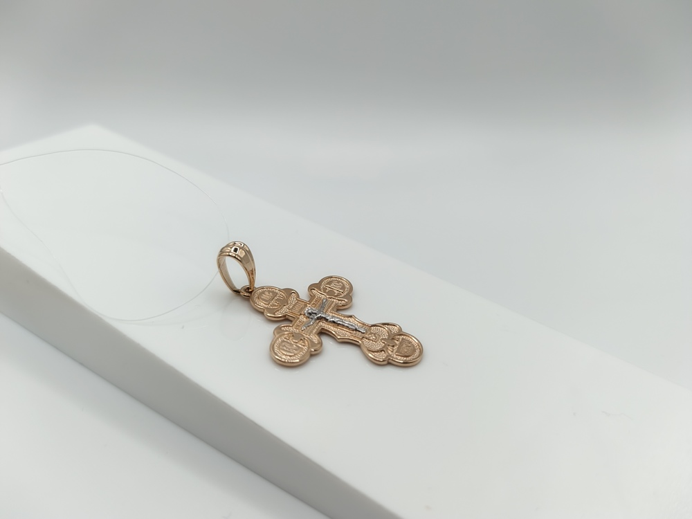 ПОДВЕСКА КРЕСТ (Au 585)