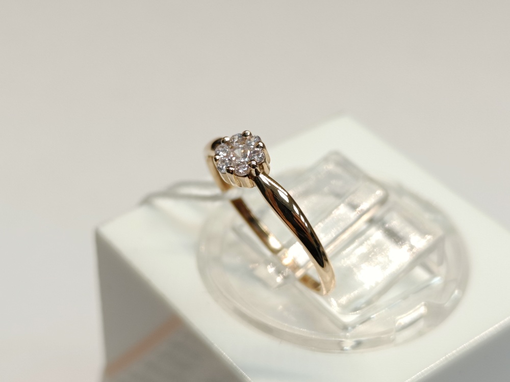 КОЛКМИ585 КОЛЬЦО С КАМНЯМИ (Au 585)