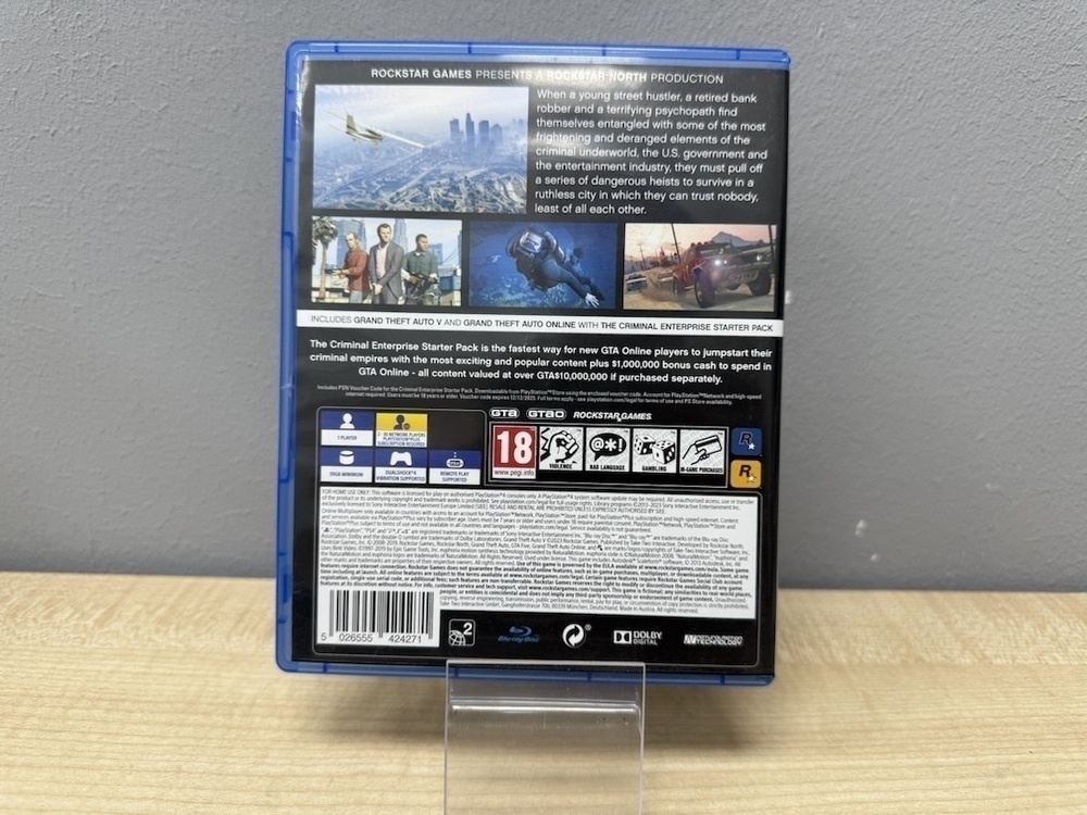 Игра Playstation 4 GTA 5