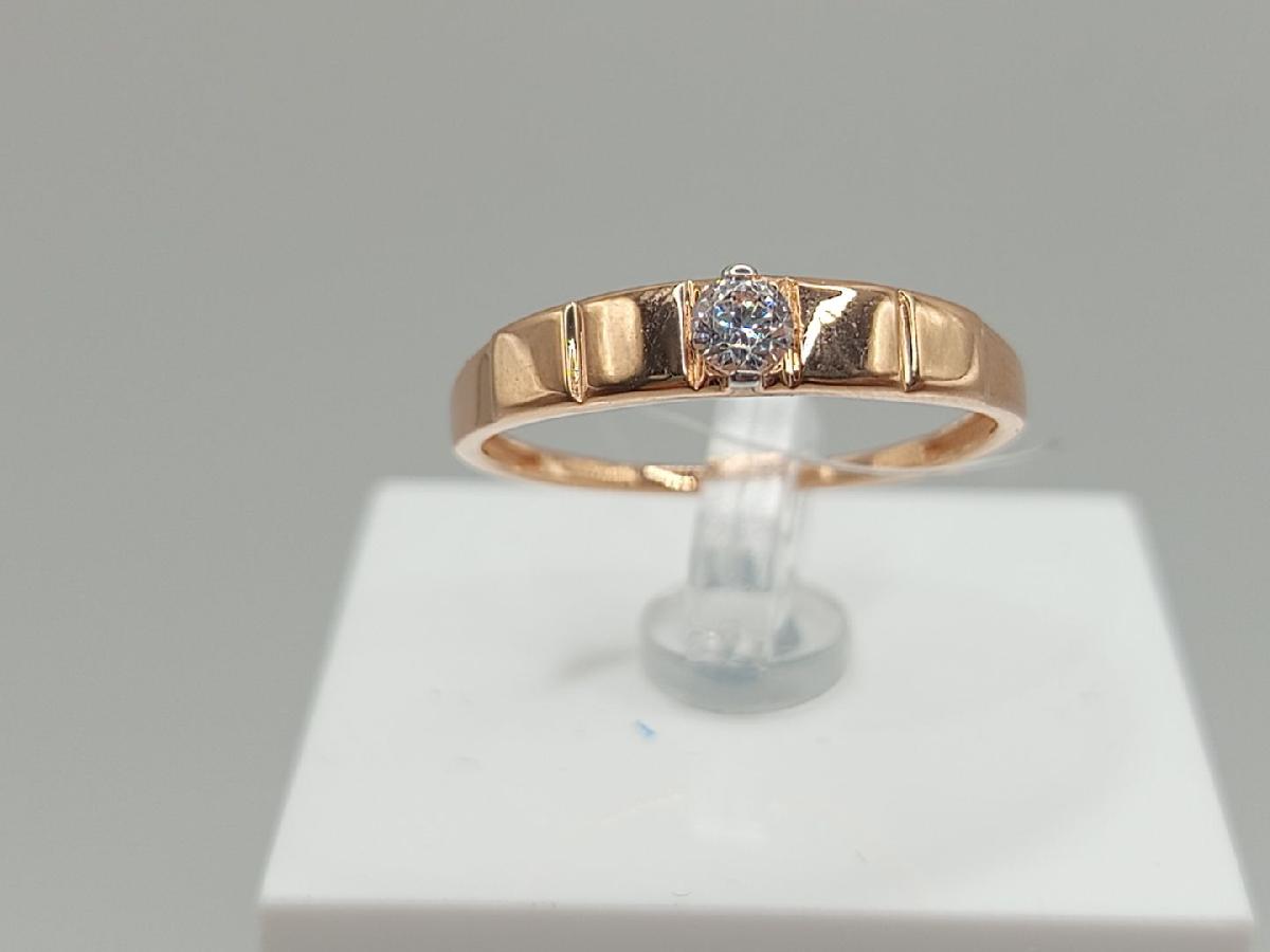 КОЛЬЦО С КАМНЕМ (Au 585)