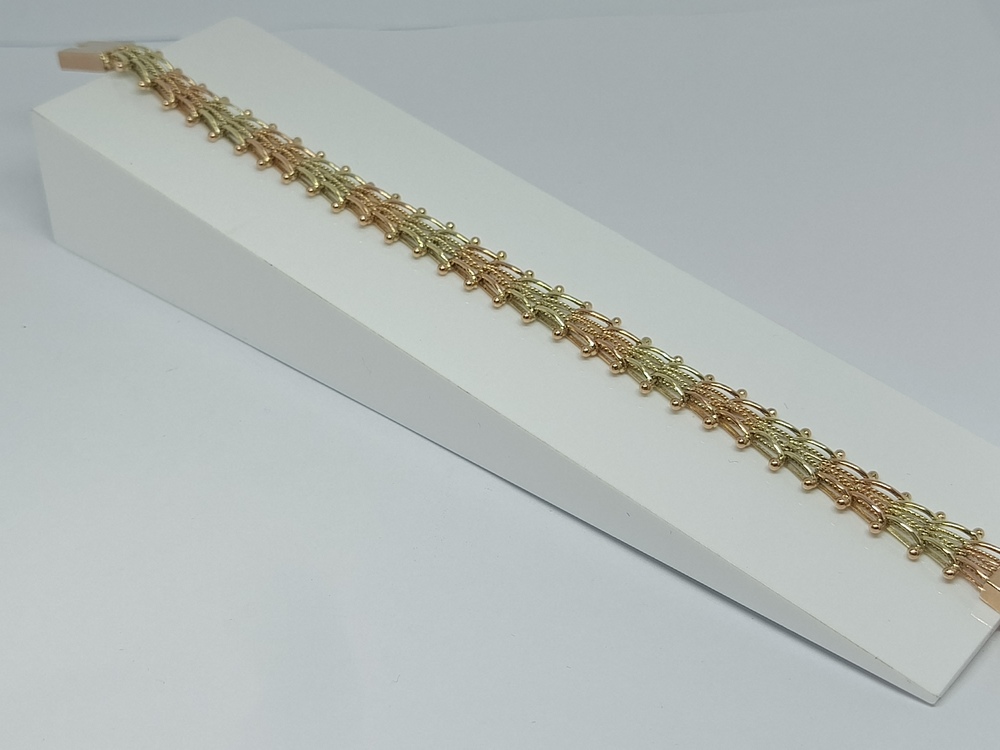 БРАСЛЕТ ПОЛНОВЕСНЫЙ Фантазия Au 585