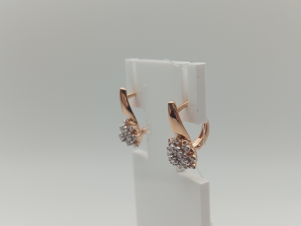 СЕРЬГИ БРИЛЛИАНТ (Au 585)