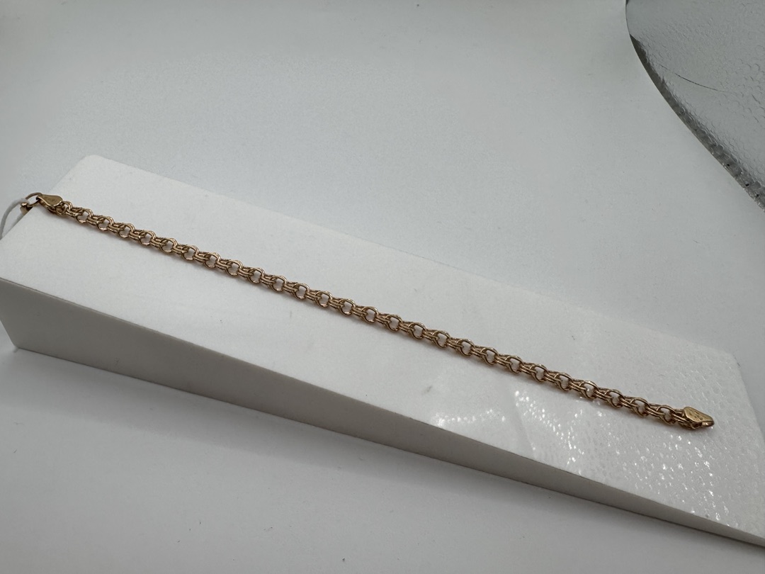 Арабский Бисмарк Б060 БРАСЛЕТ ПУСТОТЕЛЫЙ Бисмарк (Au 585)