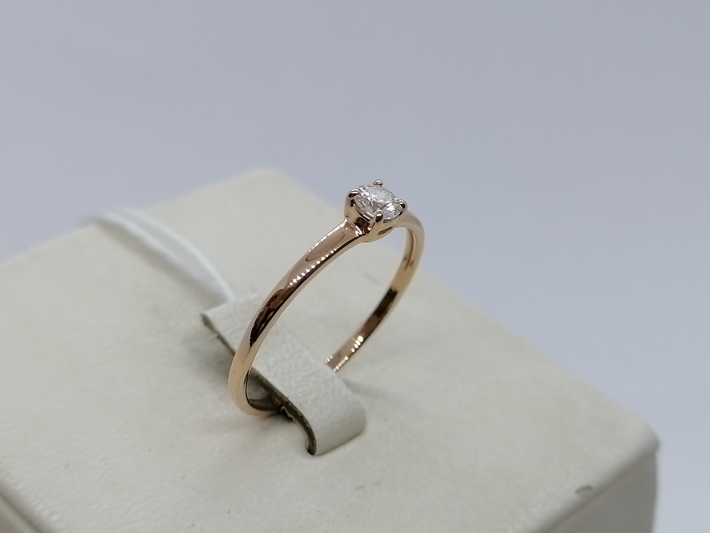 КОЛКМ585 КОЛЬЦО С КАМНЕМ (Au 585)