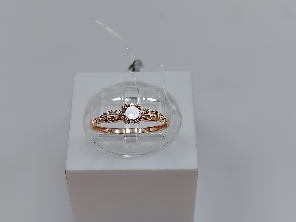 КОЛЬЦО С КАМНЯМИ (Au 585)