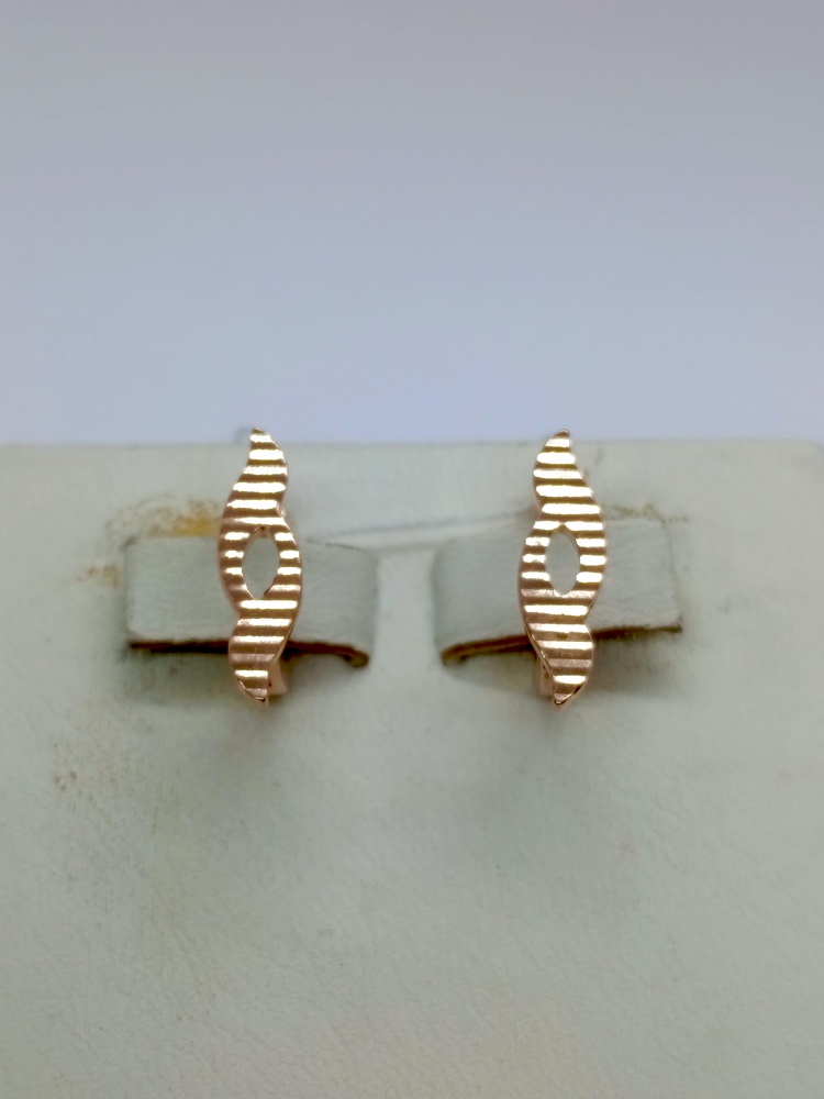 СЕРЬГИ БЕЗ КАМНЯ (Au 585)