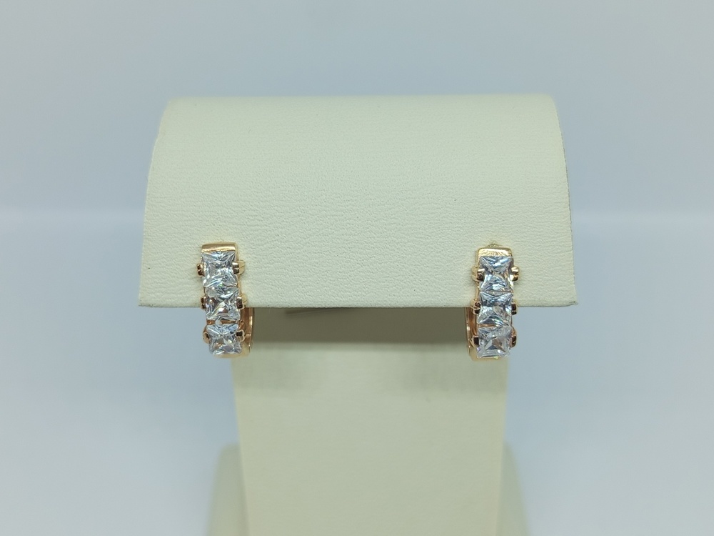 СЕРЬГИ С КАМНЯМИ (Au 585)