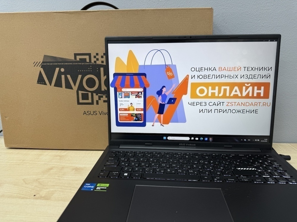 Ноутбук ASUS Vivobook 16X K3605Z; Core I5-12450H, GeForce RTX 2050, 8 Гб, 512 GB, Нет