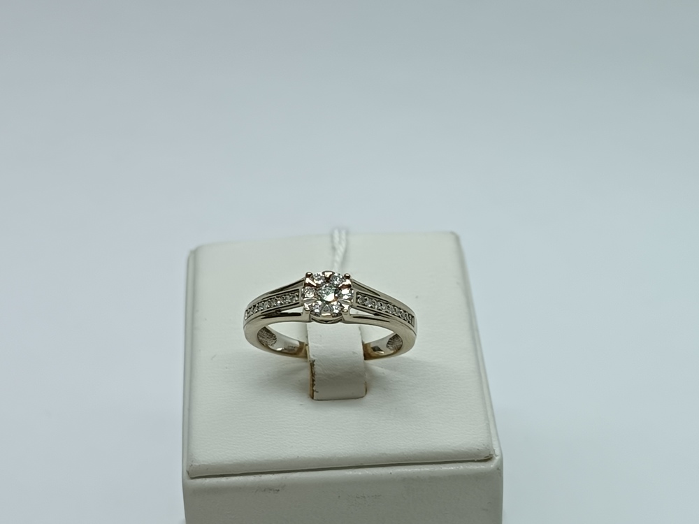 КОЛЬЦО БРИЛЛИАНТ Au 585