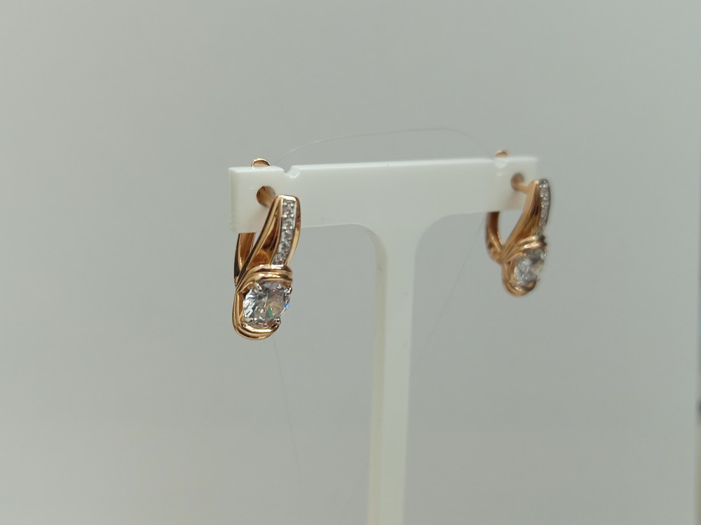 СЕРЬГИ С КАМНЯМИ (Au 585)