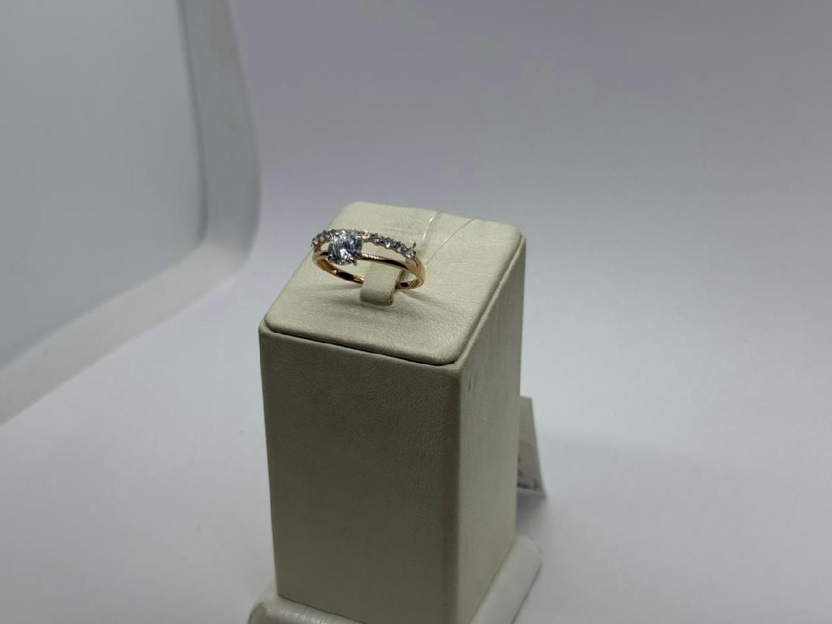 КОЛЬЦО С КАМНЯМИ (Au 585)